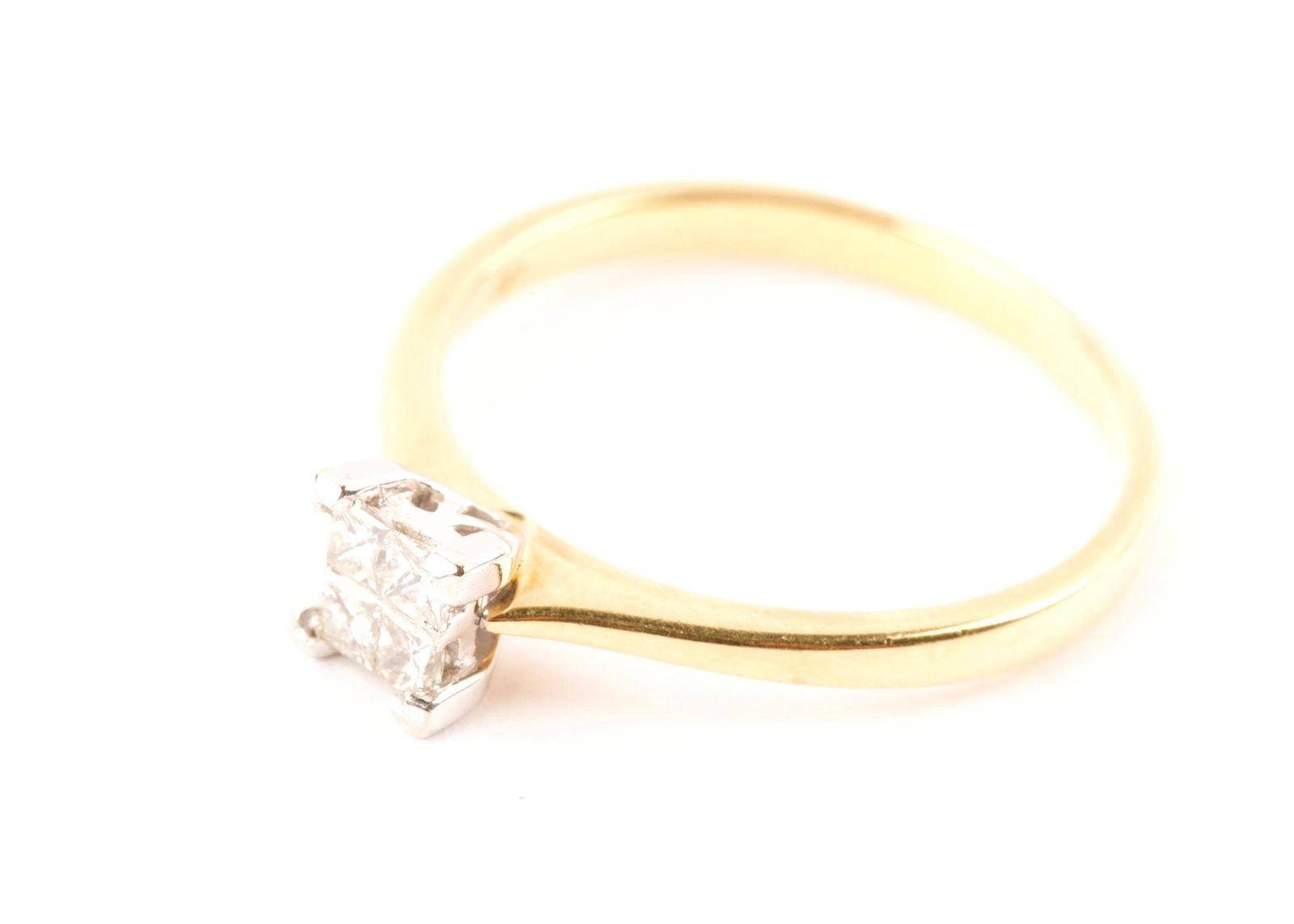 18K Yellow Gold & Diamonds Cocktail Ring (1 of 3)