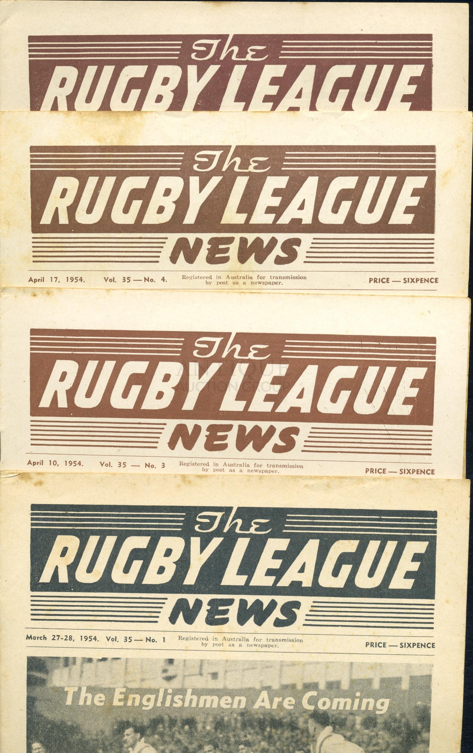 1954 Rugby Leaque News Magazines (11) (1 of 3)