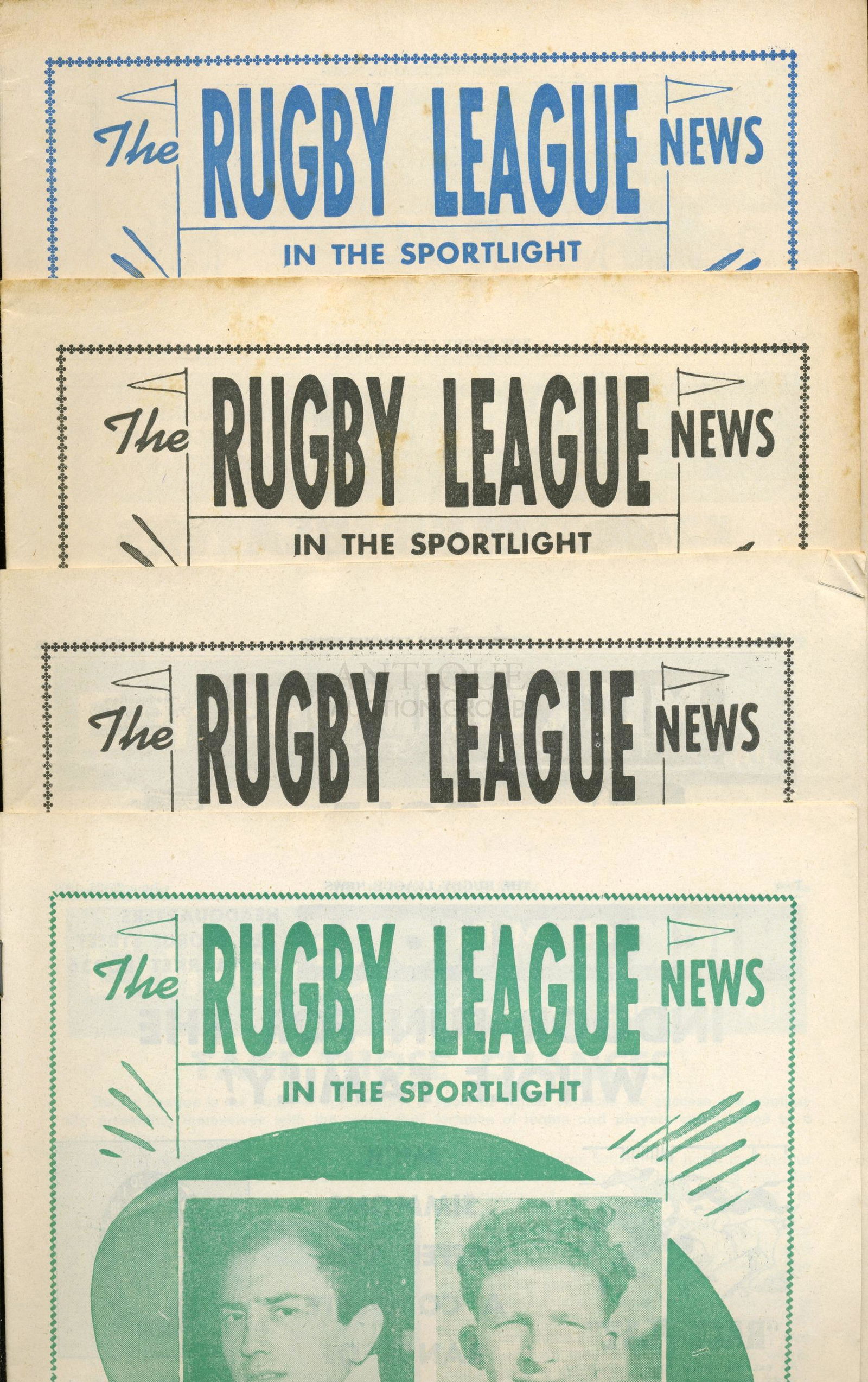 1960 Rugby League News Magazines (8) (1 of 4)
