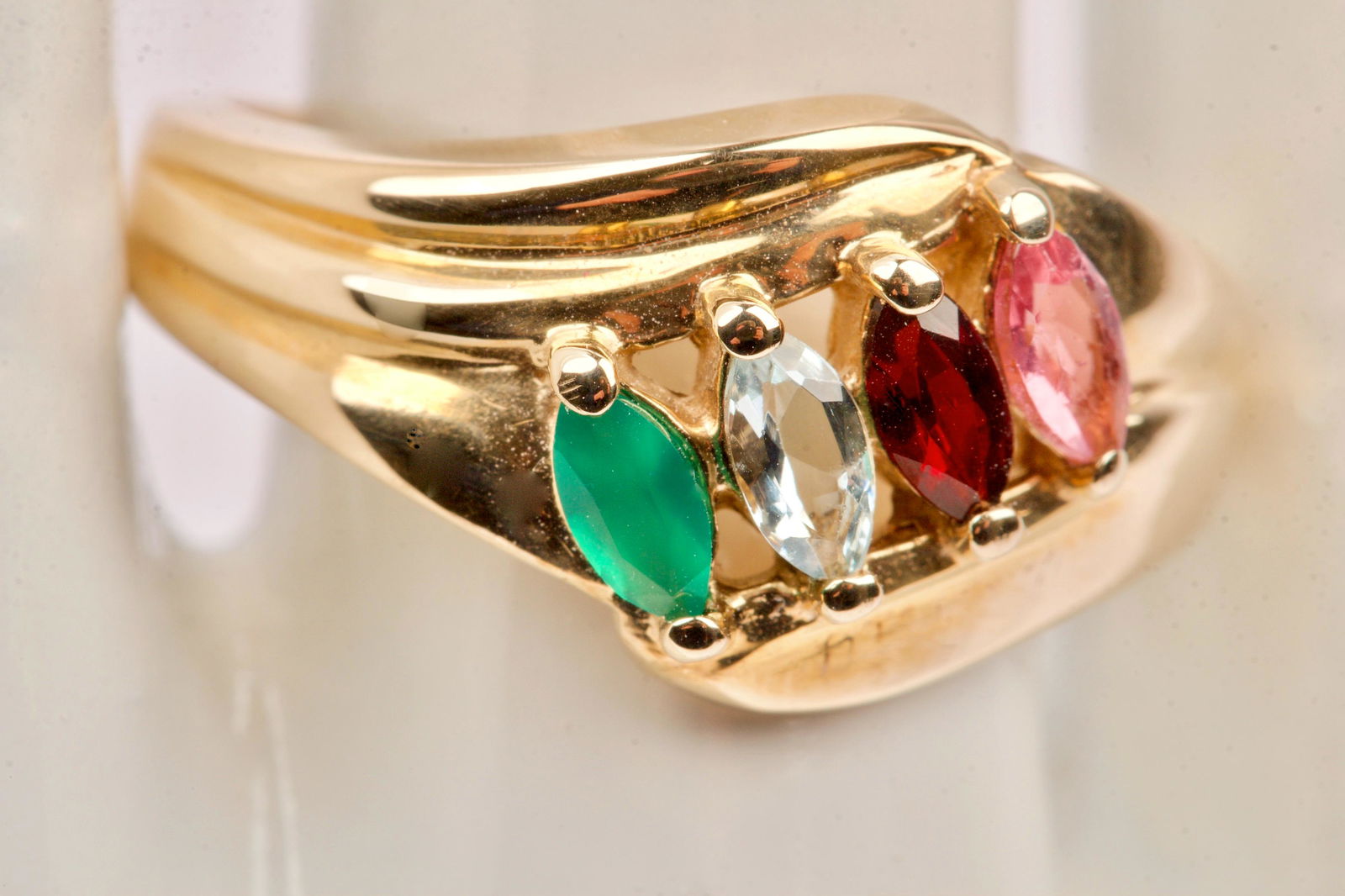10K Gold & Gemstone Ring (1 of 3)