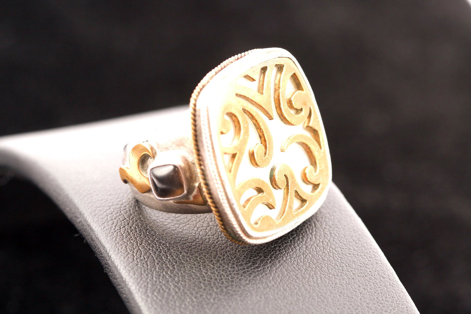 Sara Blanchard's Mother of Pearl & Sterling Silver Ring (1 of 3)