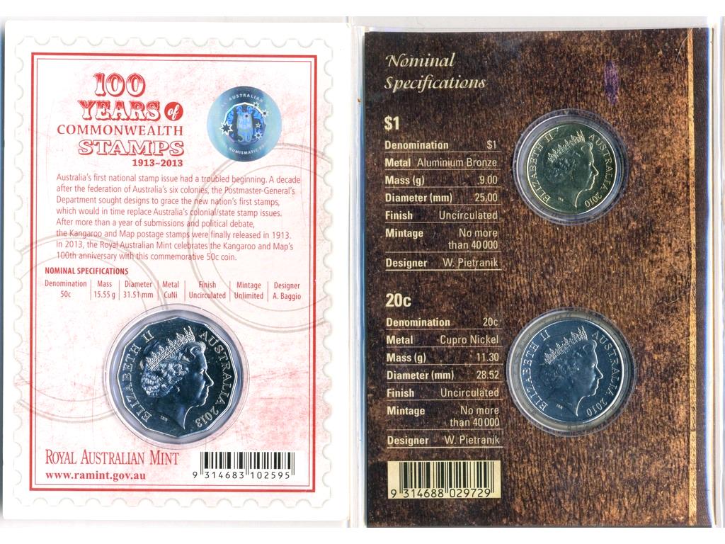 2010 and 2013 Australian Collector Coin Packs (1 of 3)