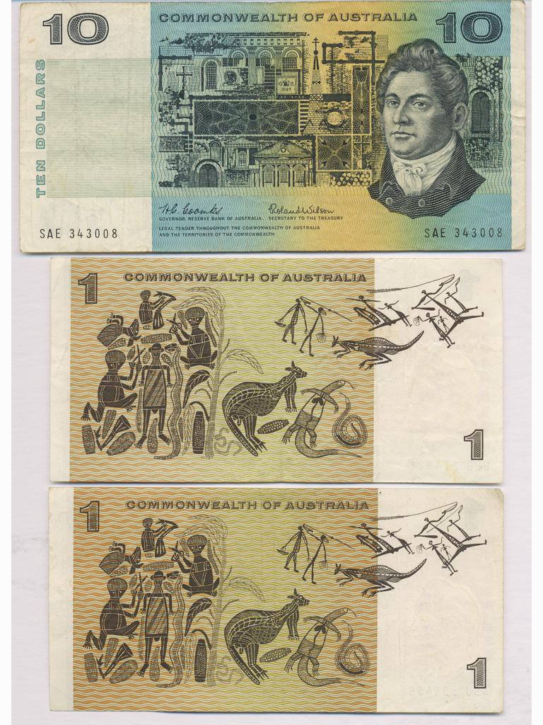Three (3) Commonwealth of Australia Notes (1 of 3)