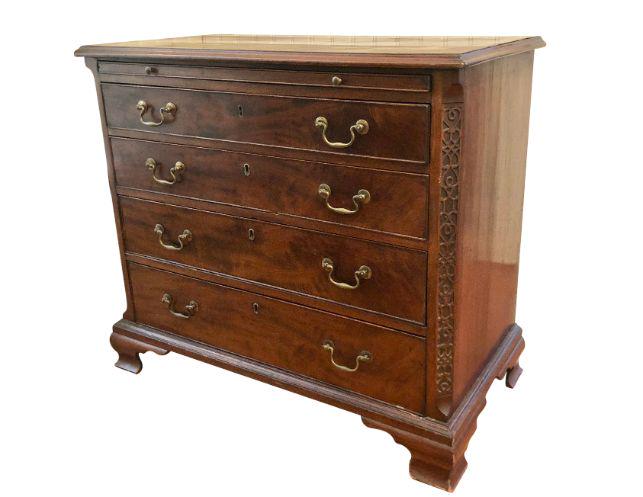 Chinese Chippendale Chest of Drawers: 37 x 20 x 33.25