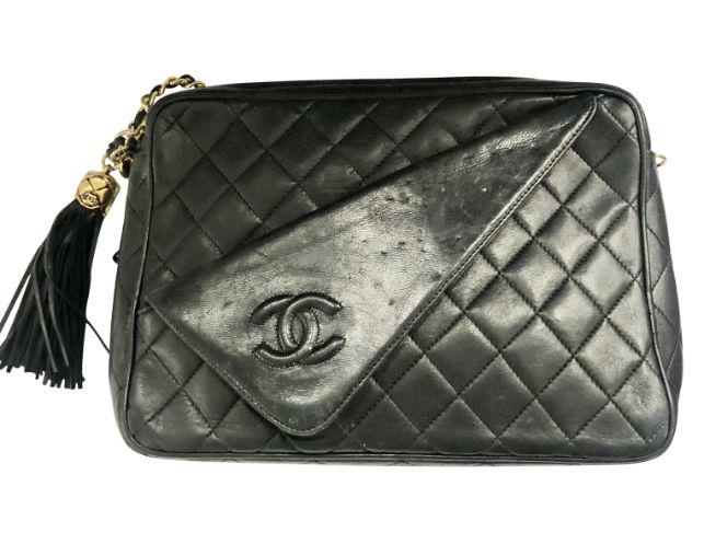 Vintage Chanel Quilted Flap Camera Bag (1 of 10)