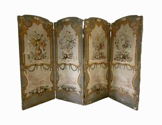 18th Century French Painted Screen (1 of 13)