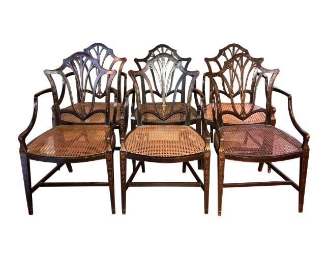 George III Dining Chairs with Cane Seats, Circa 1780 (1 of 13)