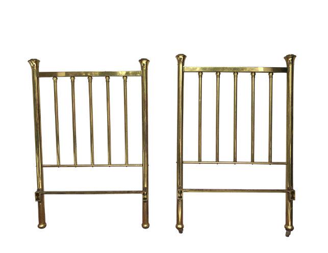 Vintage Brass Twin Beds, Set of 2 (1 of 10)