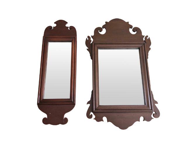 Curtis Byron Chippendale Style Mirrors: 6 x 18.5, 11.5 x 19.5