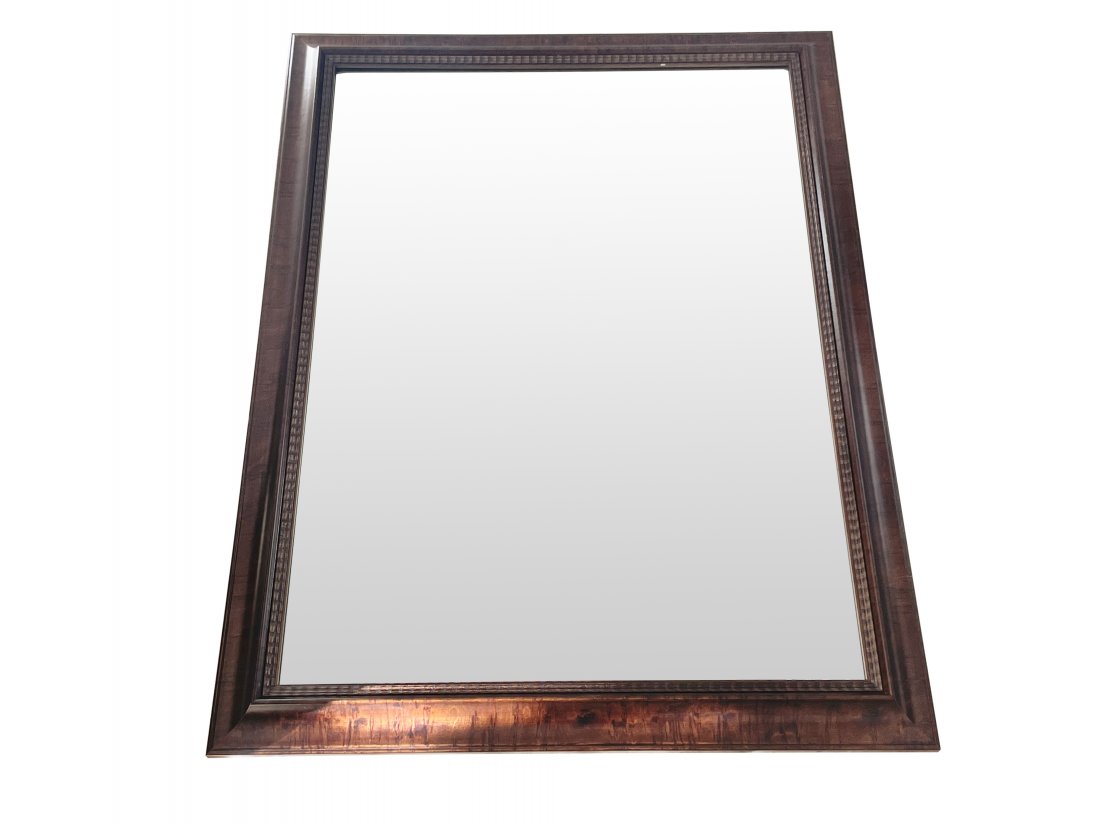 Mirror with Antiqued Glass: 34w x 2d x 44h