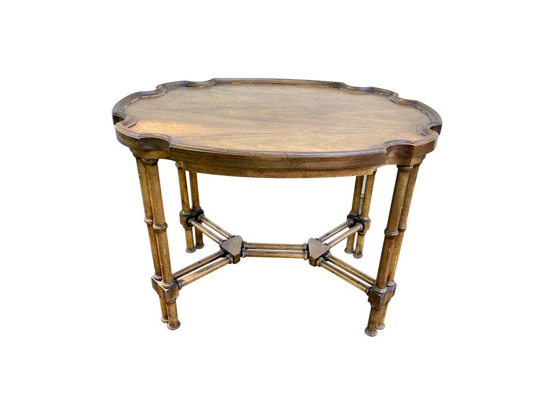 Faux Bamboo Regency Style Side Table (1 of 7)
