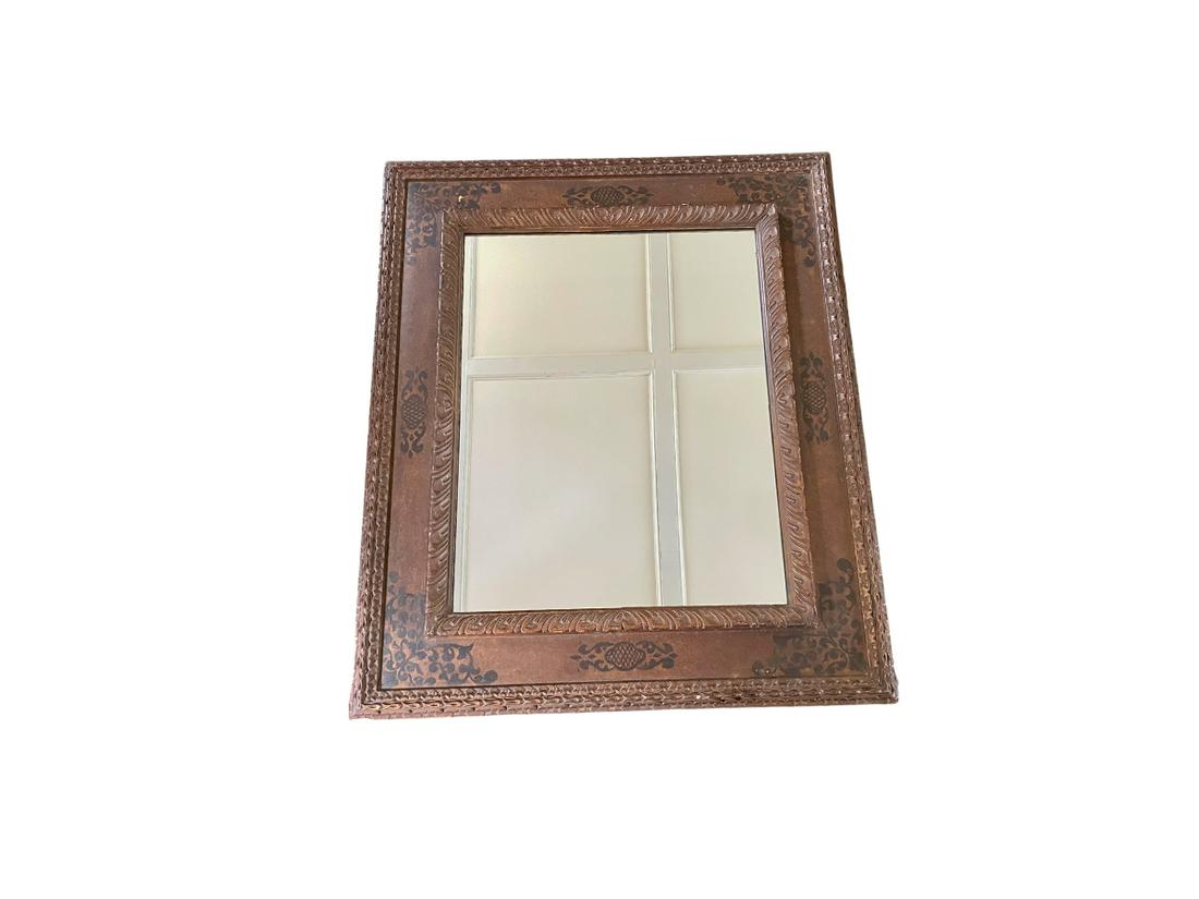 Wall Mirror with Paint Decorated Frame (1 of 9)