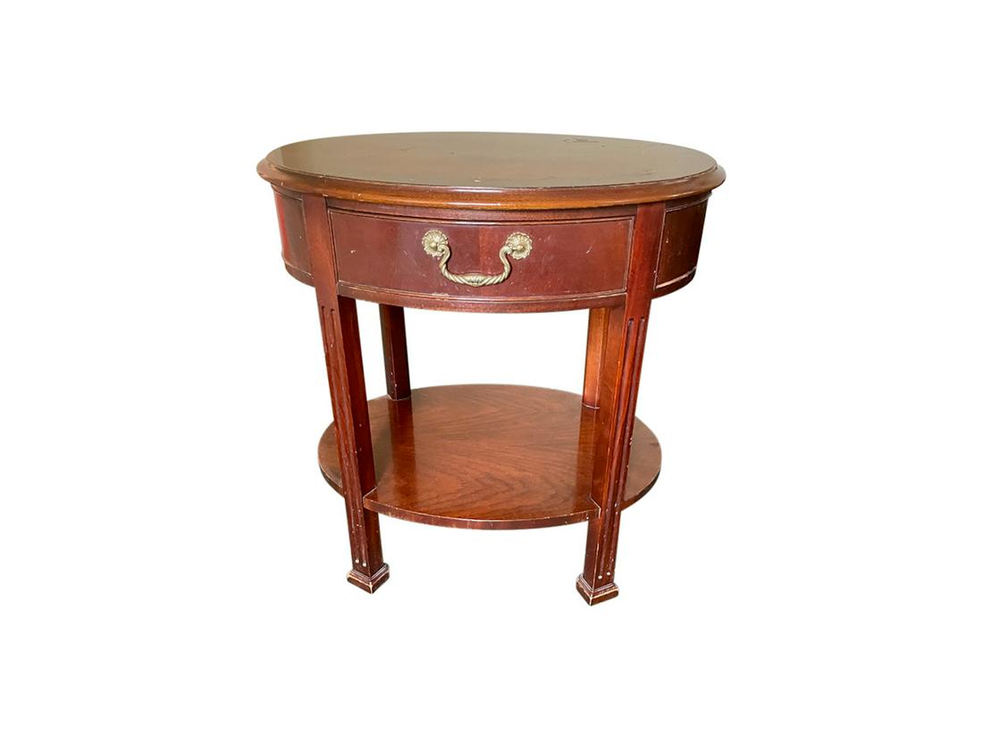Baker Nightstand with Drawer: 24in w x 18in d x 25in h