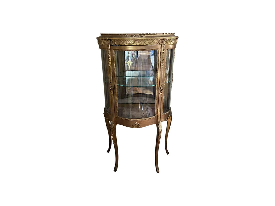 French Louis XV Style Vitrine Display Cabinet (1 of 10)