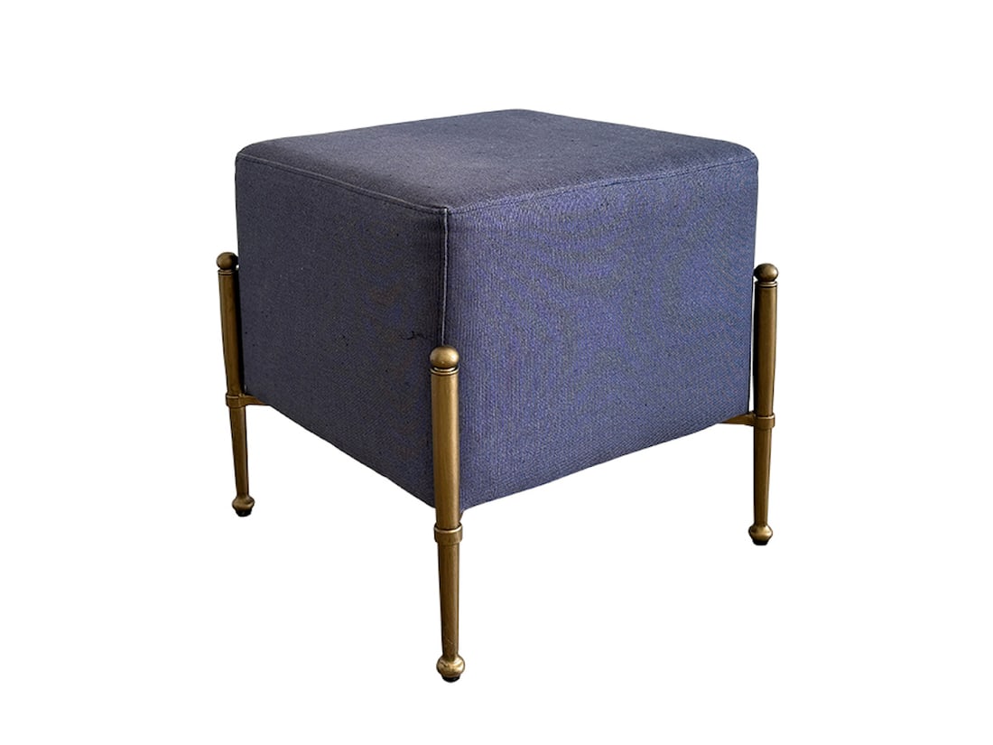 Ballard Designs Tinsley Stool: 16in w x 16in d x 17in h