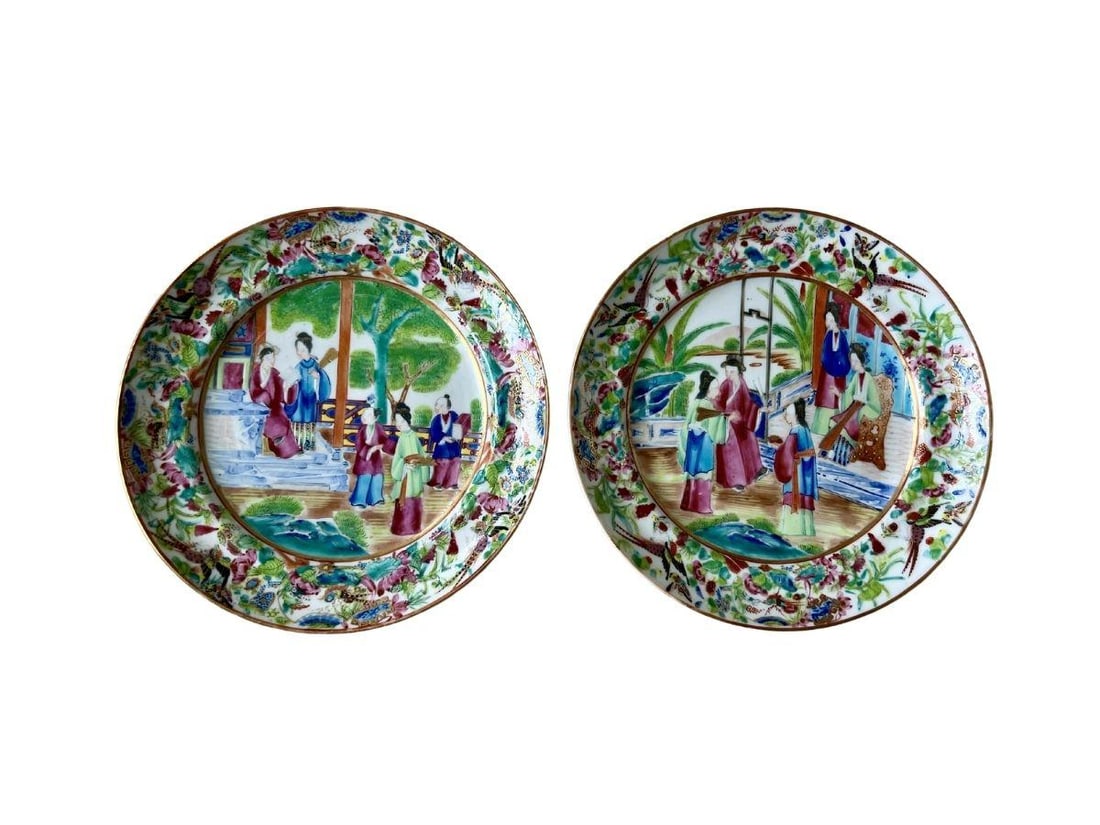 Rose Mandarin Plates, 7.75in (1 of 11)