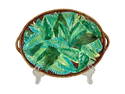 Antique George Jones Majolica Fern Platter