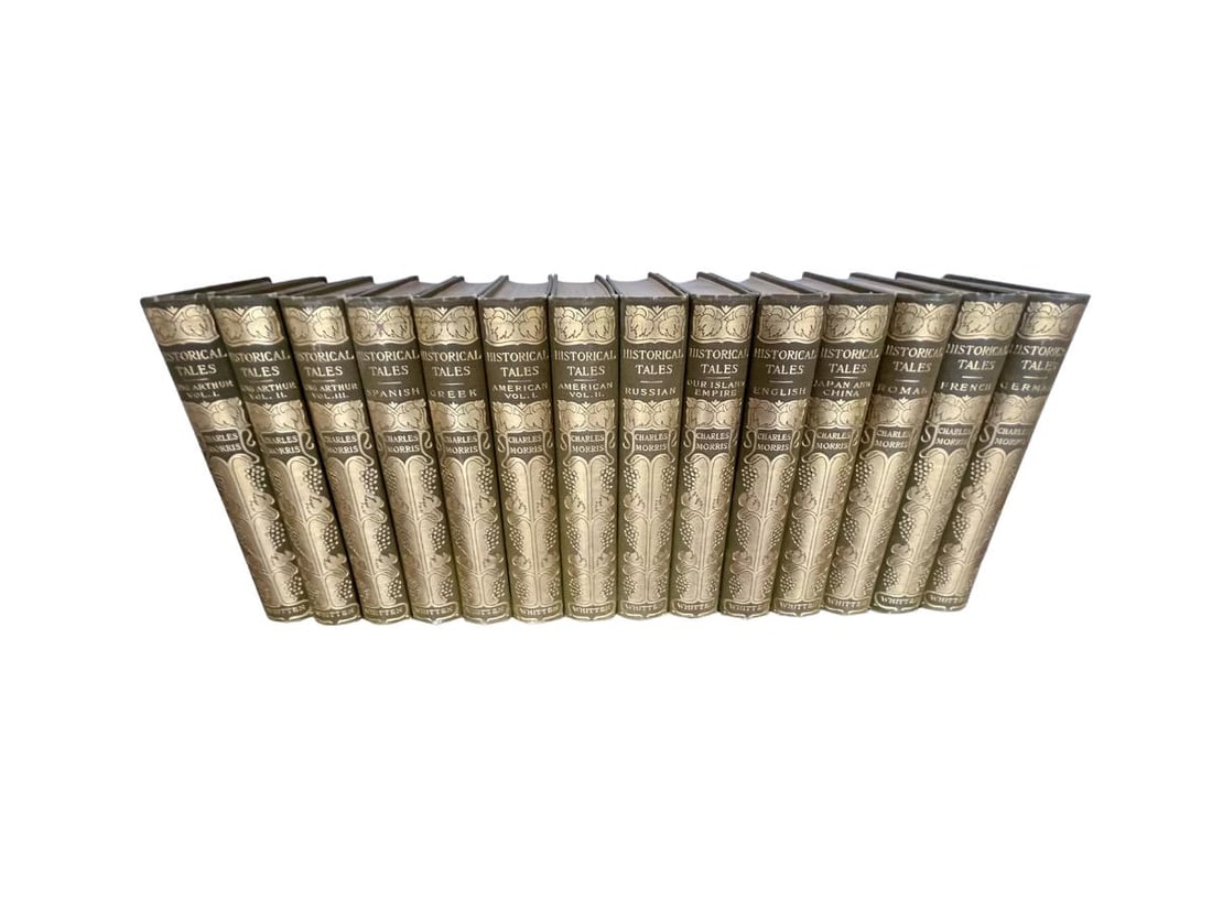 Antique Historical Tales Collection by Charles Morris, Copyright 1891 (1 of 8)