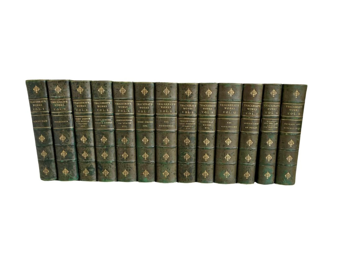 Antique Collection Works of William Thackeray, 13 Volumes, Copyright 1901: Antique Collection Works of William Thackeray 13 volumes, Copyright 1901