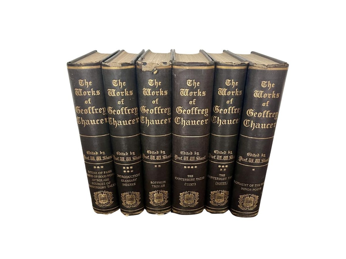 The Works of Geoffrey Chaucer, 2nd Edition, 1899 (1 of 8)