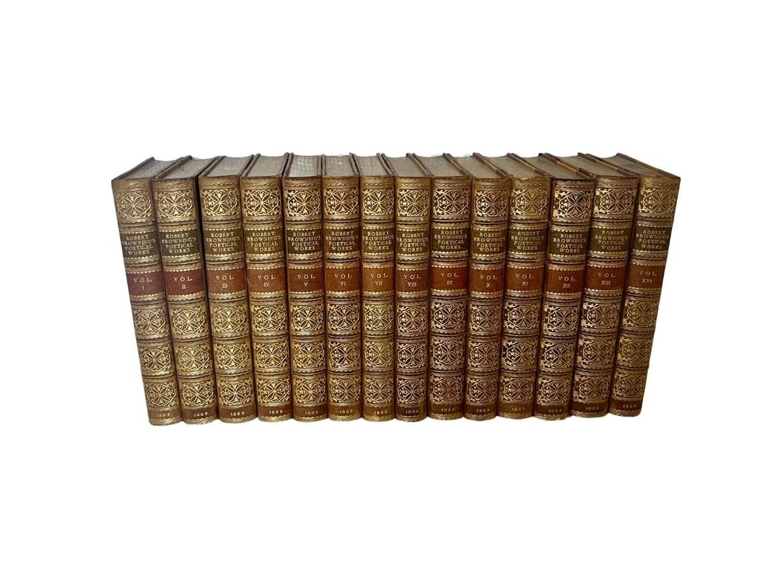 The Poetical Works of Robert Browning, Published in 1889 by Smith, Elder, & Co. London (1 of 6)