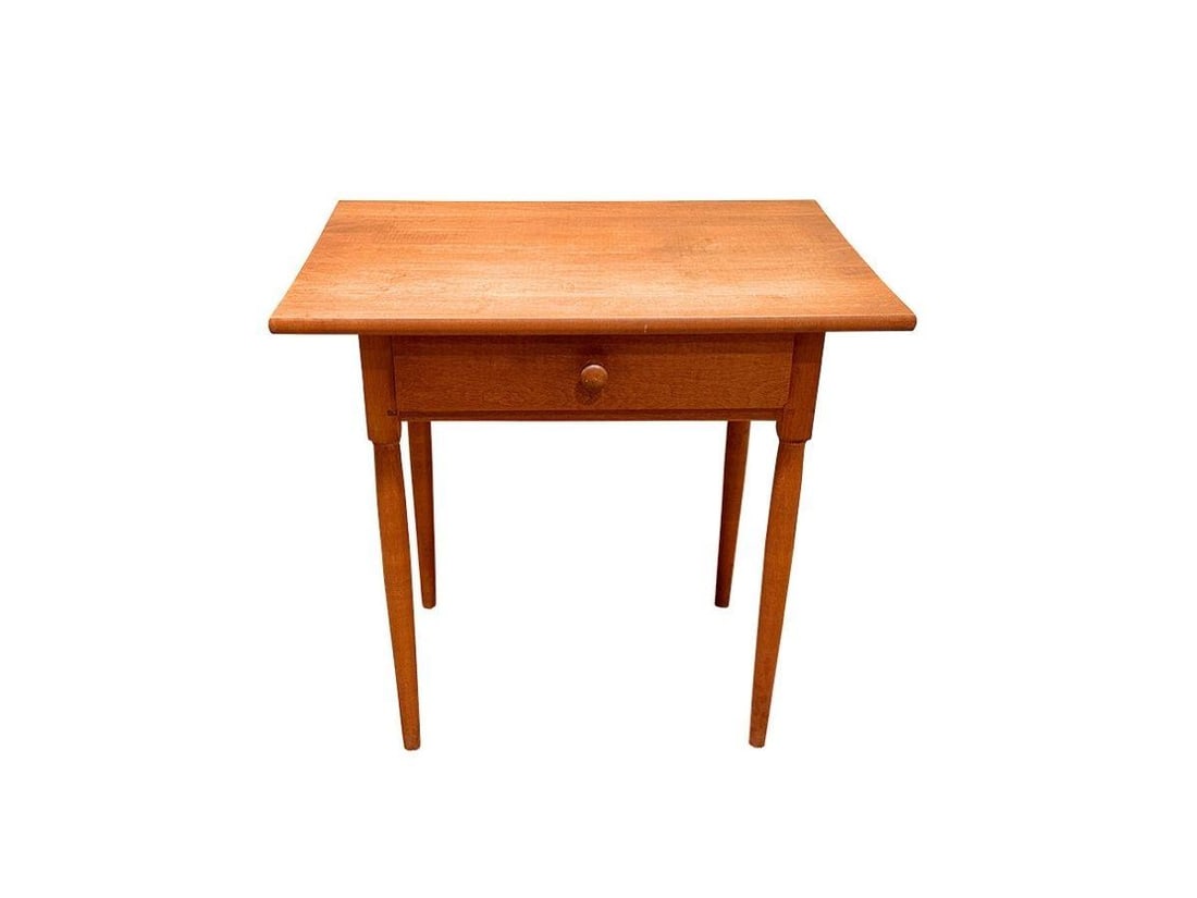 Shaker Style Single Drawer Side Table, Wood Knob (1 of 7)