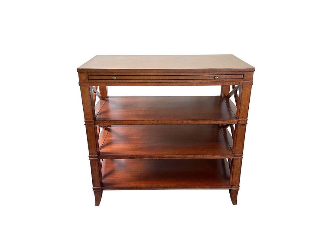 Lexington Furniture Dawson Open Nightstand: 34in w x 18in d x 32in h