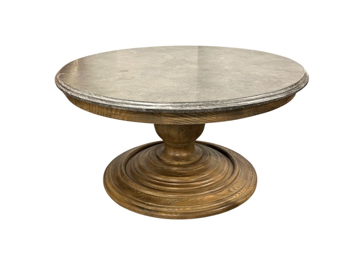 Arhaus Luca Coffee Table: 36in diameter x 19in h