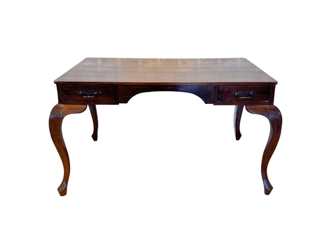 Queen Anne Style Writing Table (1 of 8)