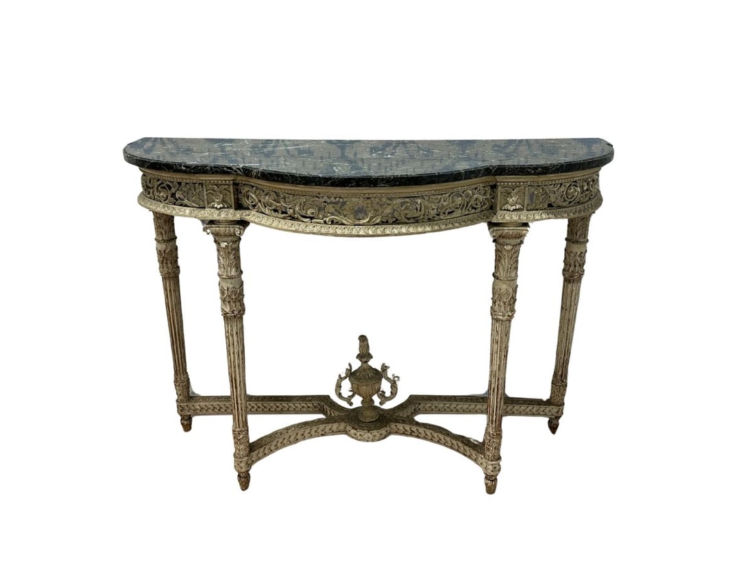 Antique Console with Marble Top (1 of 13)