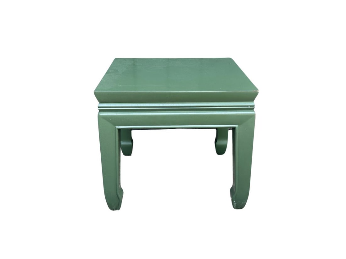 Green Painted Ming Style Side Table (1 of 5)