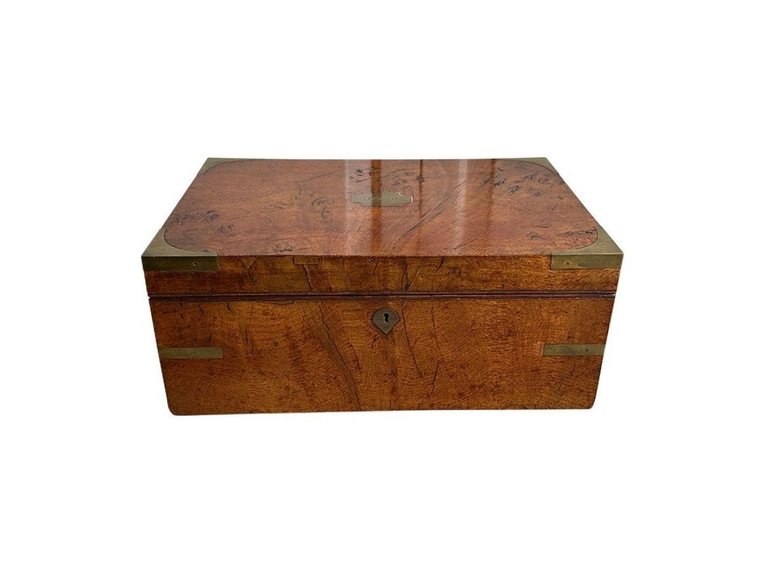 Antique Wood and Brass Lap Desk (1 of 13)