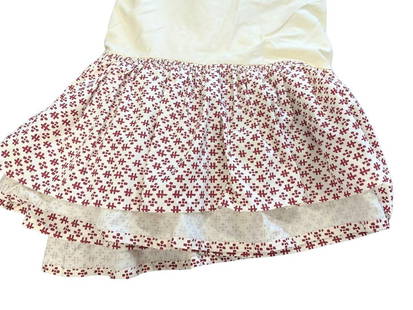 Sister Parish Tucker Twin Bedskirts, Pair: Bedskirts: Drop 14in. & Drop 15.5in. Twin bed sizing. Please note the drops are different, but unnoticeable.