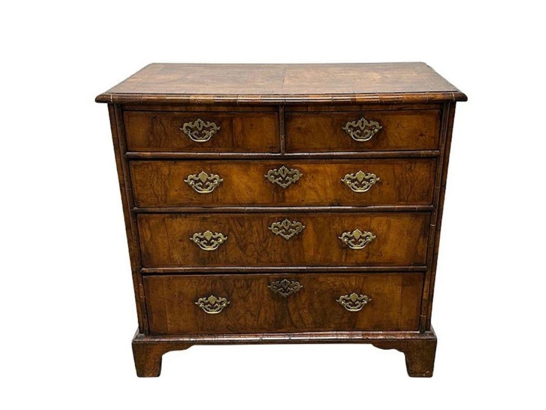 Antique Burl Chest of Drawers (1 of 15)