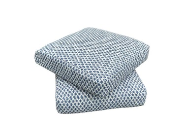 Sister Parish Burmese Prussian Blue Cushions/Poufs