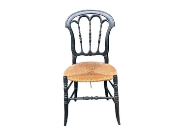 Napoléon III Style Rush Chair