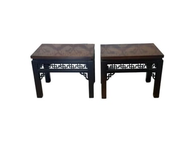 Chinoiserie Stools, Pair