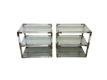 Jonathan Adler Jacques Side Tables, Pair