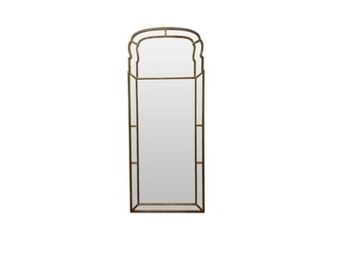 Floor Mirror with Antiqued Glass