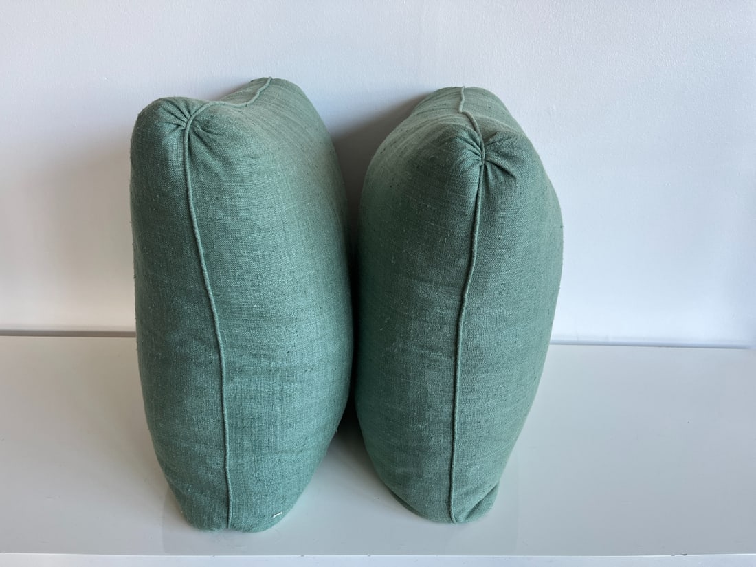 Forest Green Pillows, Pair - 4