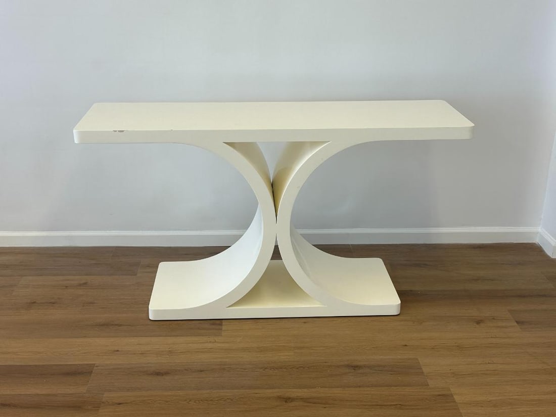 Karl Springer Style Lacquer Console Table - 2