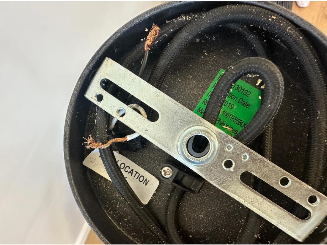 Rattan Pendants, Pair - 5