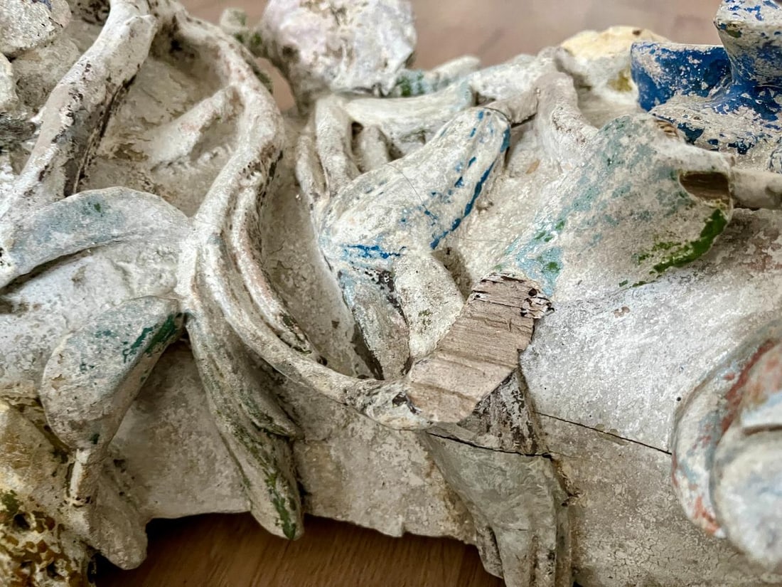 Antique Half Columns, Pair - 13