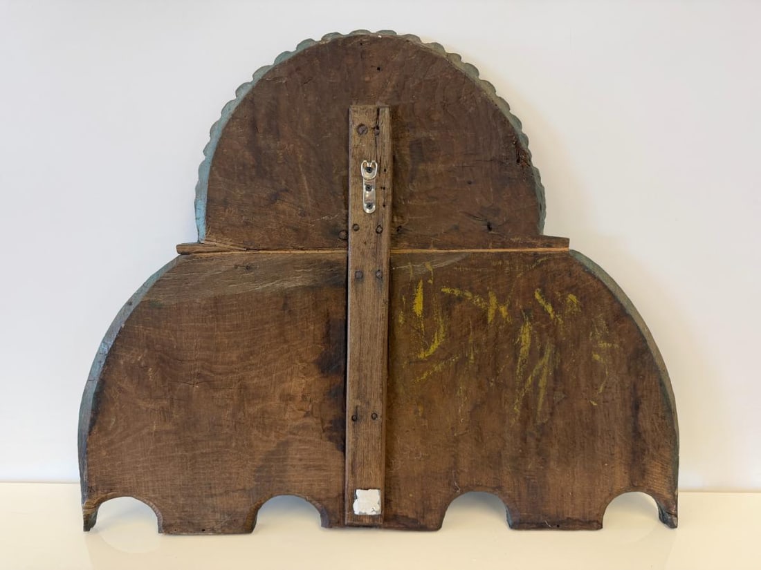 Antique Gilded Crown Panel - 8