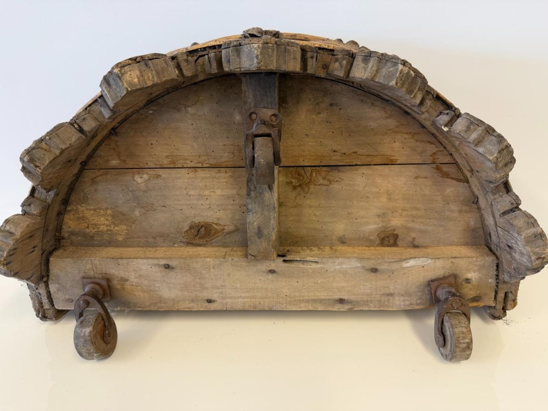 Rustic Jardiniere on Wheels - 6