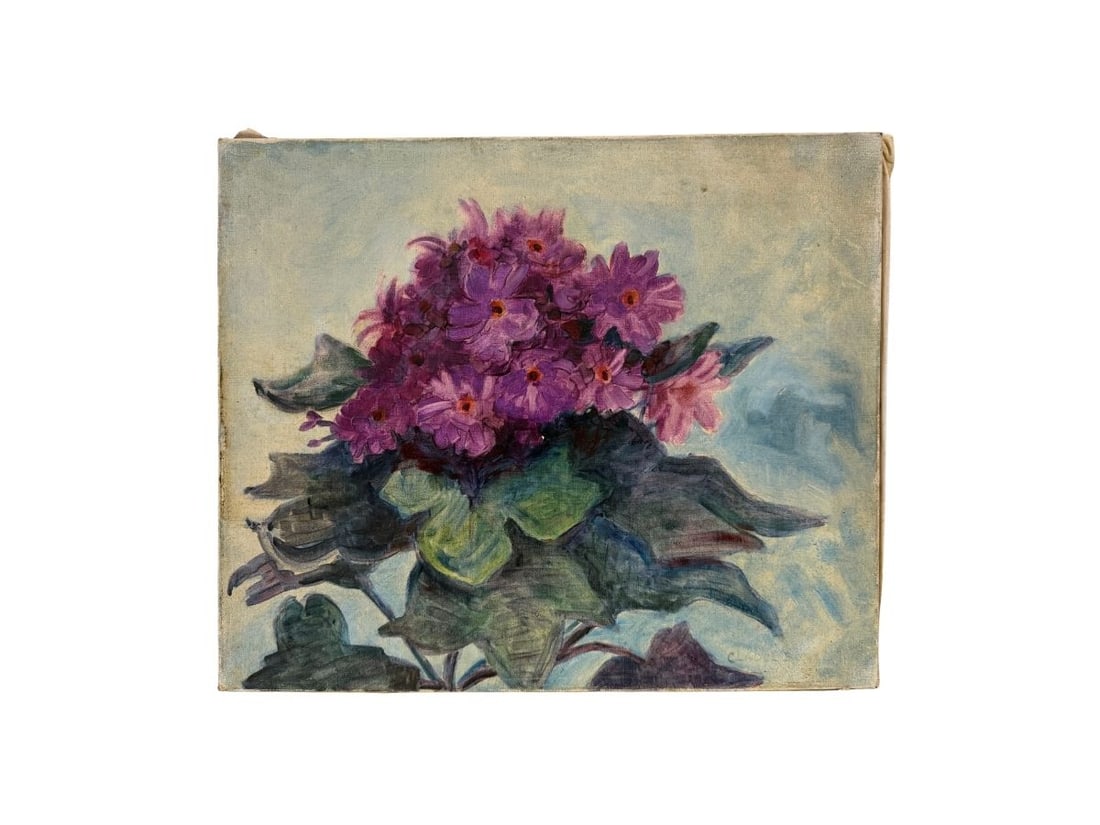 Oil on Canvas, Rhododendron, Signed Lower Right: 21.5in.w x 18in.h x .75in. Purchased at Fireside AntiquesPLEASE READ BEFORE BIDDING: There are two scheduled pickup dates for this auction at our Stamford, CT warehouse: Friday, March 20th from 9:00