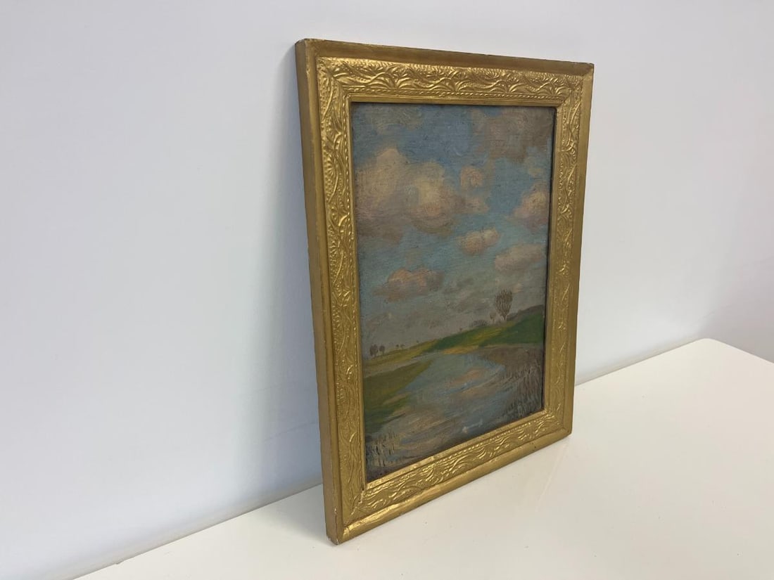 River Landscape, Signed Lower Right, Framed - 2