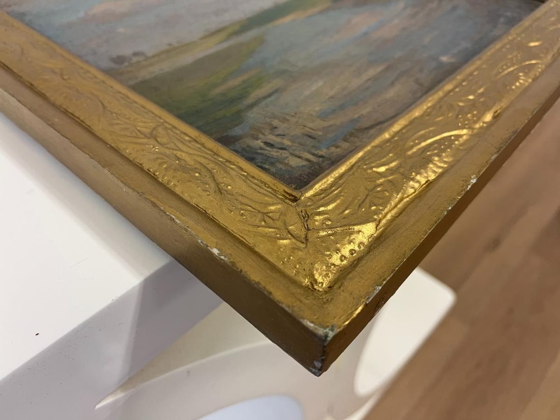 River Landscape, Signed Lower Right, Framed - 6