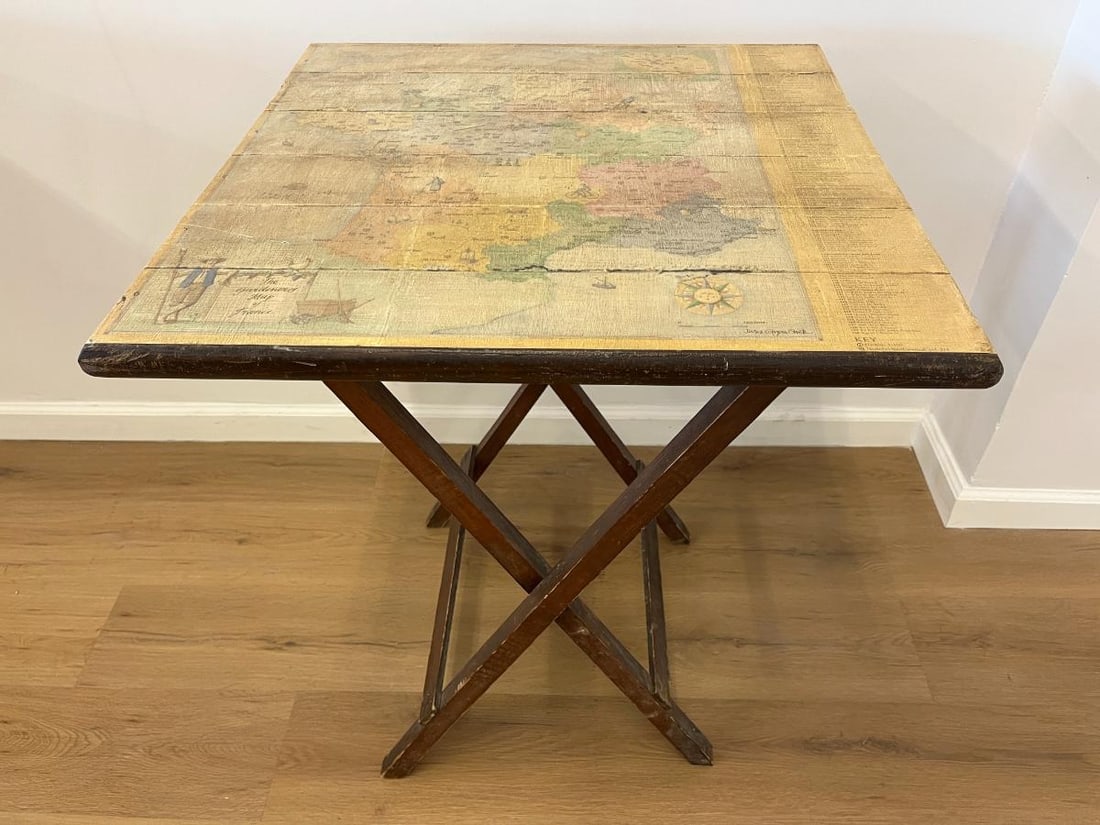 Gardener's Map Folding Tray Table - 2