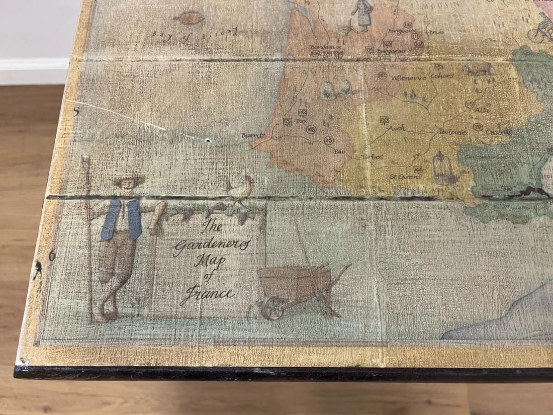 Gardener's Map Folding Tray Table - 4